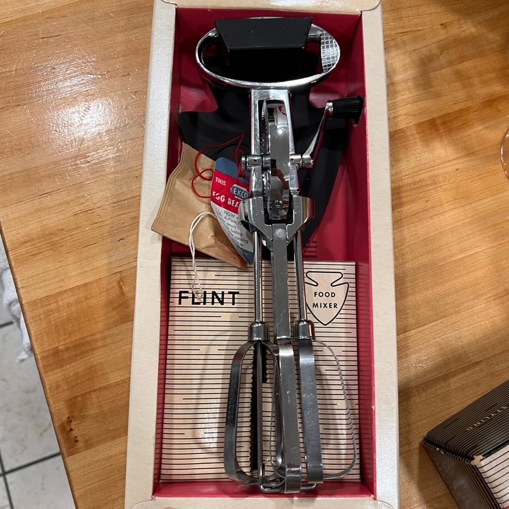 Flint stainless steel food mixer. New in box